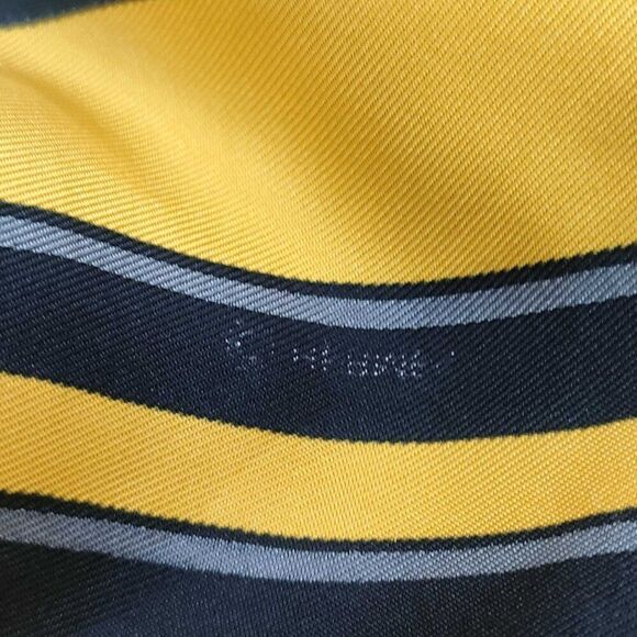 Hermès Brides De Gala Silk Scarf - Yellow & Black - Picture 5 of 6